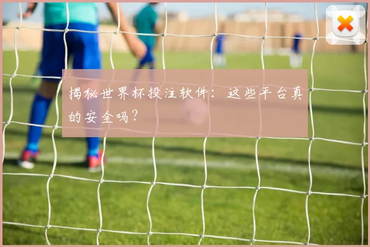 揭秘世界杯投注软件：这些平台真的安全吗？